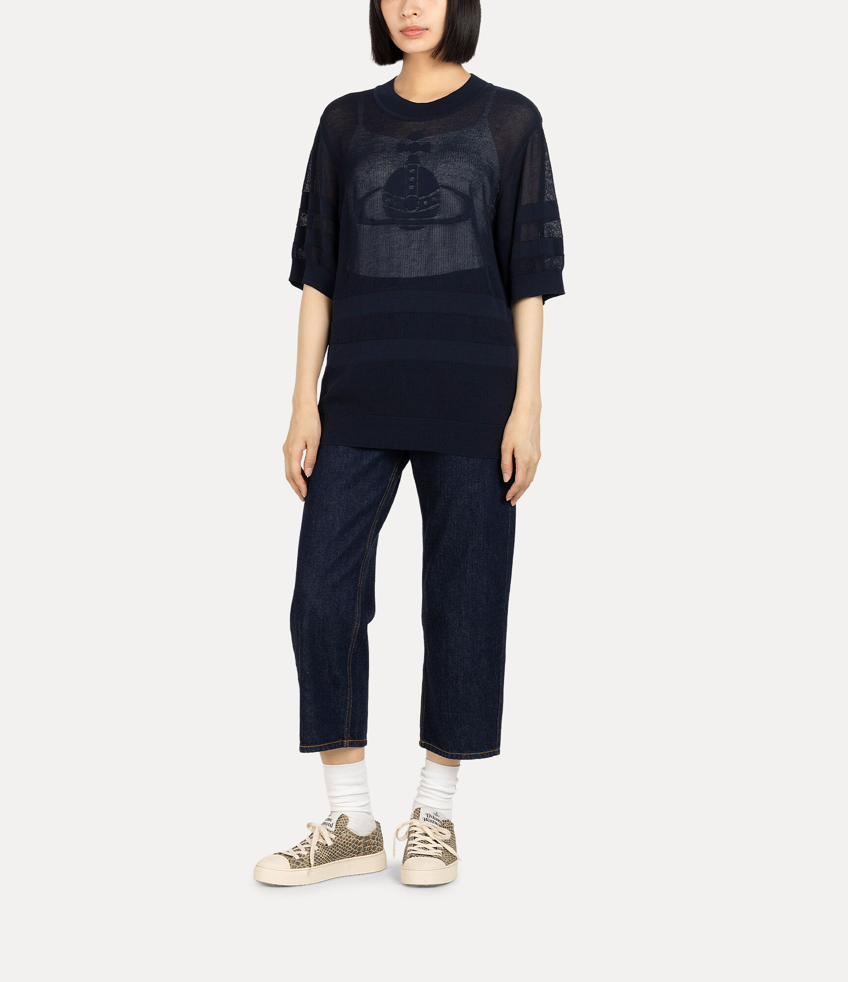 Knit 半袖トップス - ブルー | Vivienne Westwood®