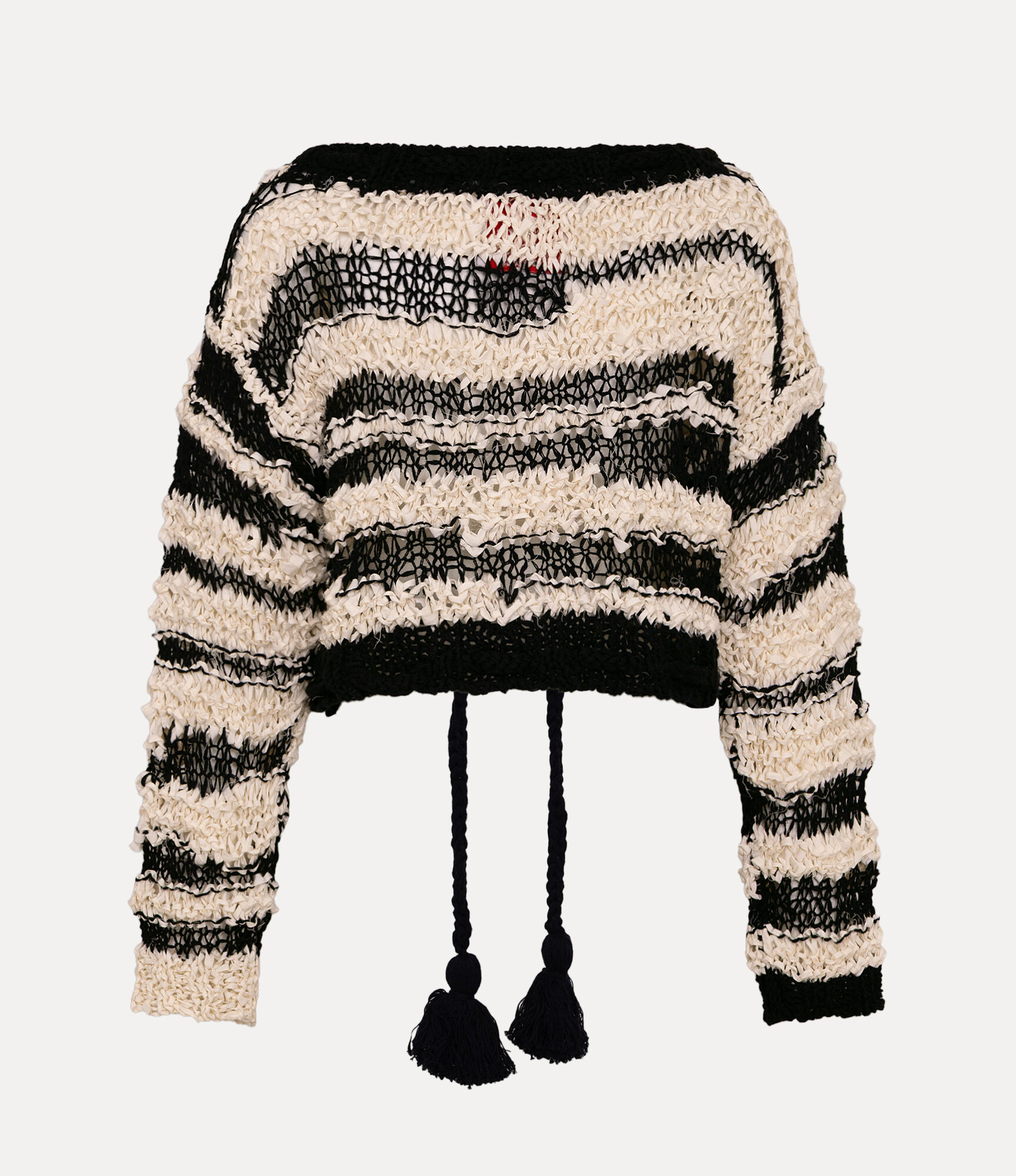 Tassel Stripe Knit Top  large image number 5