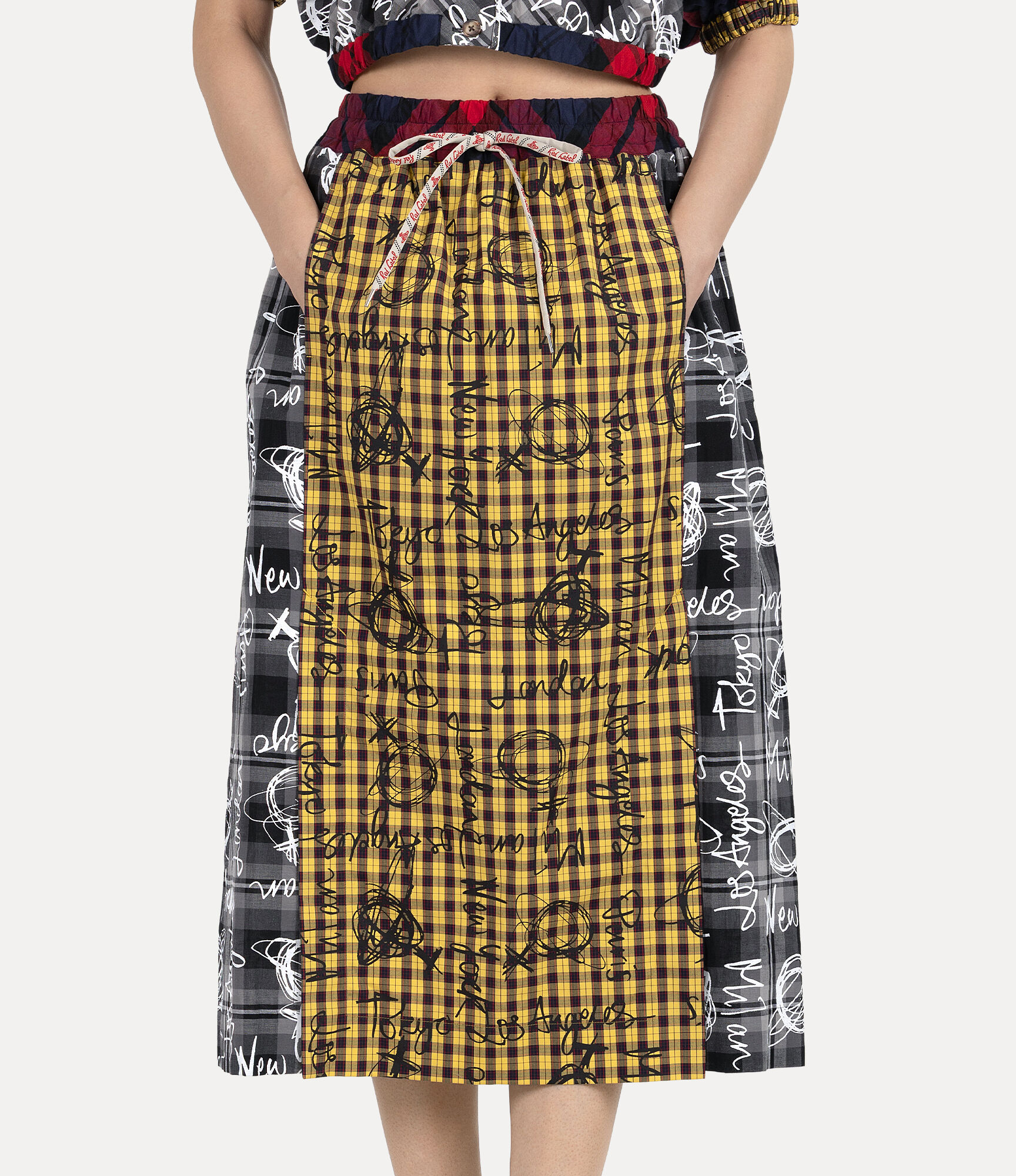Little Cities Check Skirt  large image number 4