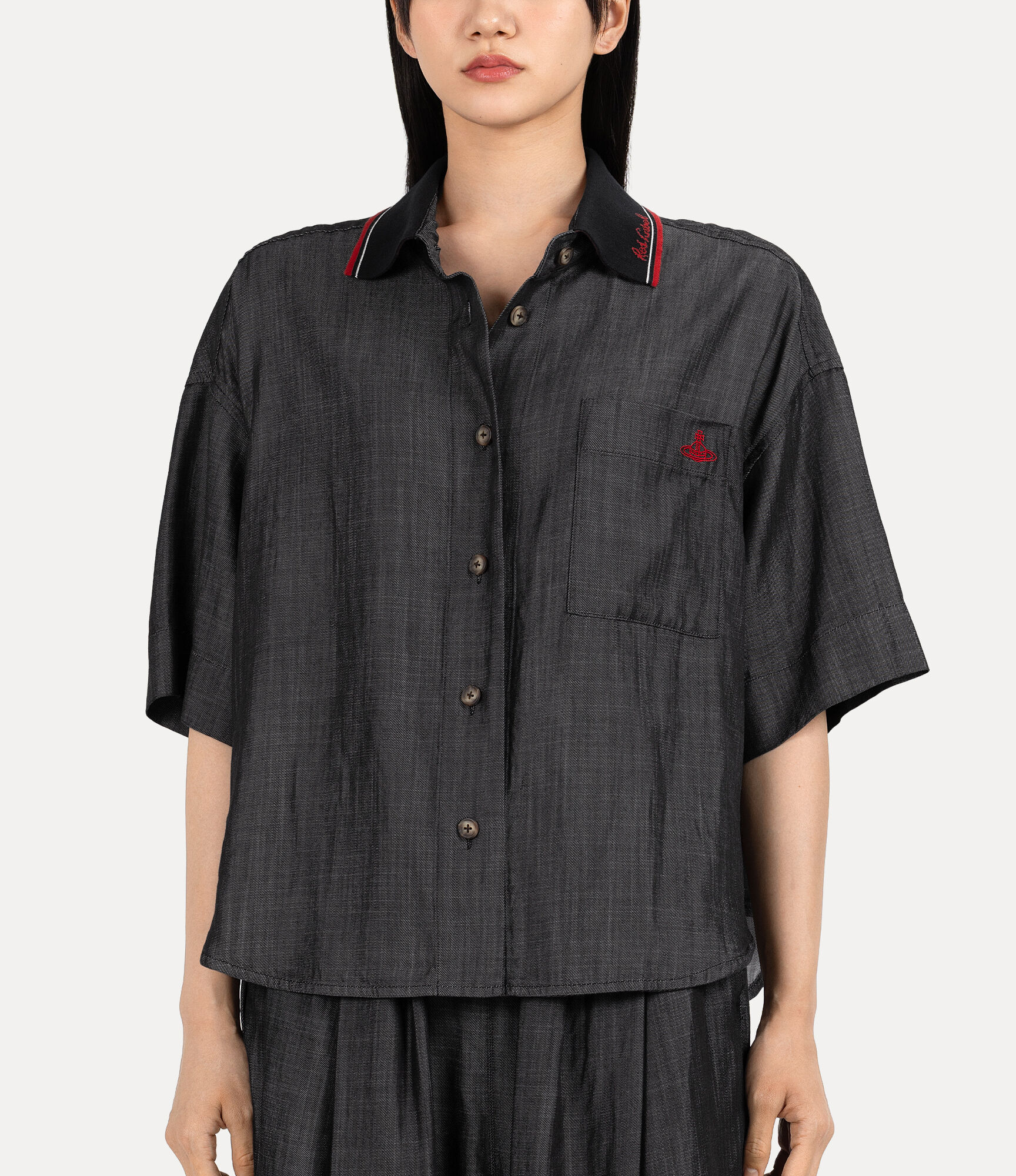 Tencel Bright Denim Shirt  large image number 4