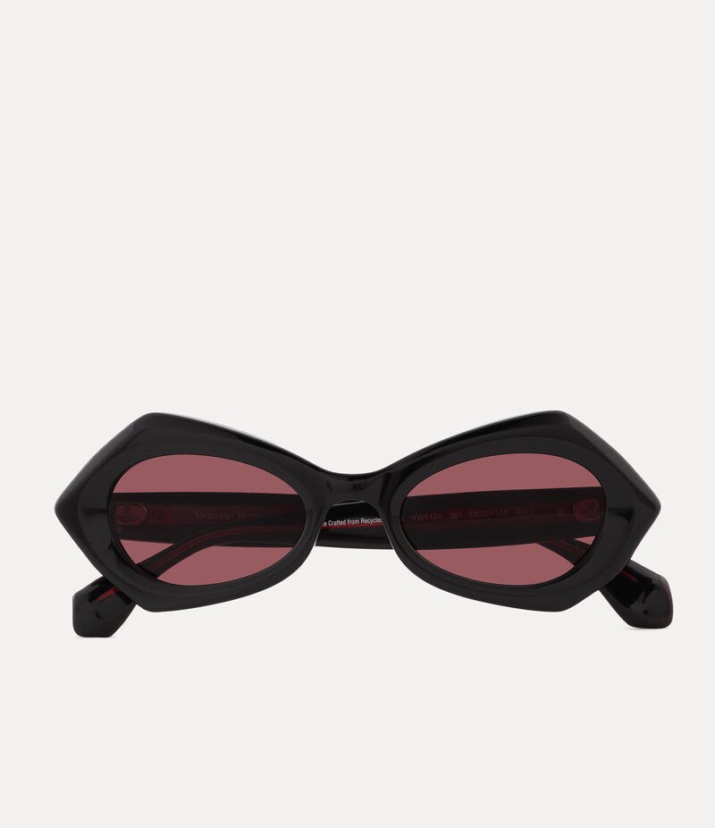 Vivienne Westwood Milano Sunglasses in Black