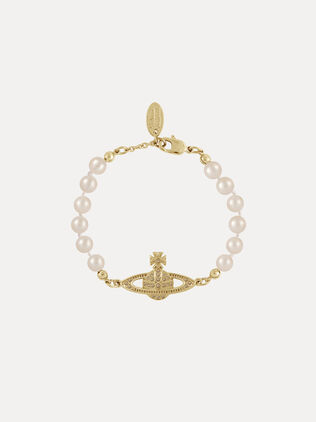 Mini Bas Relief Pearl Bracelet