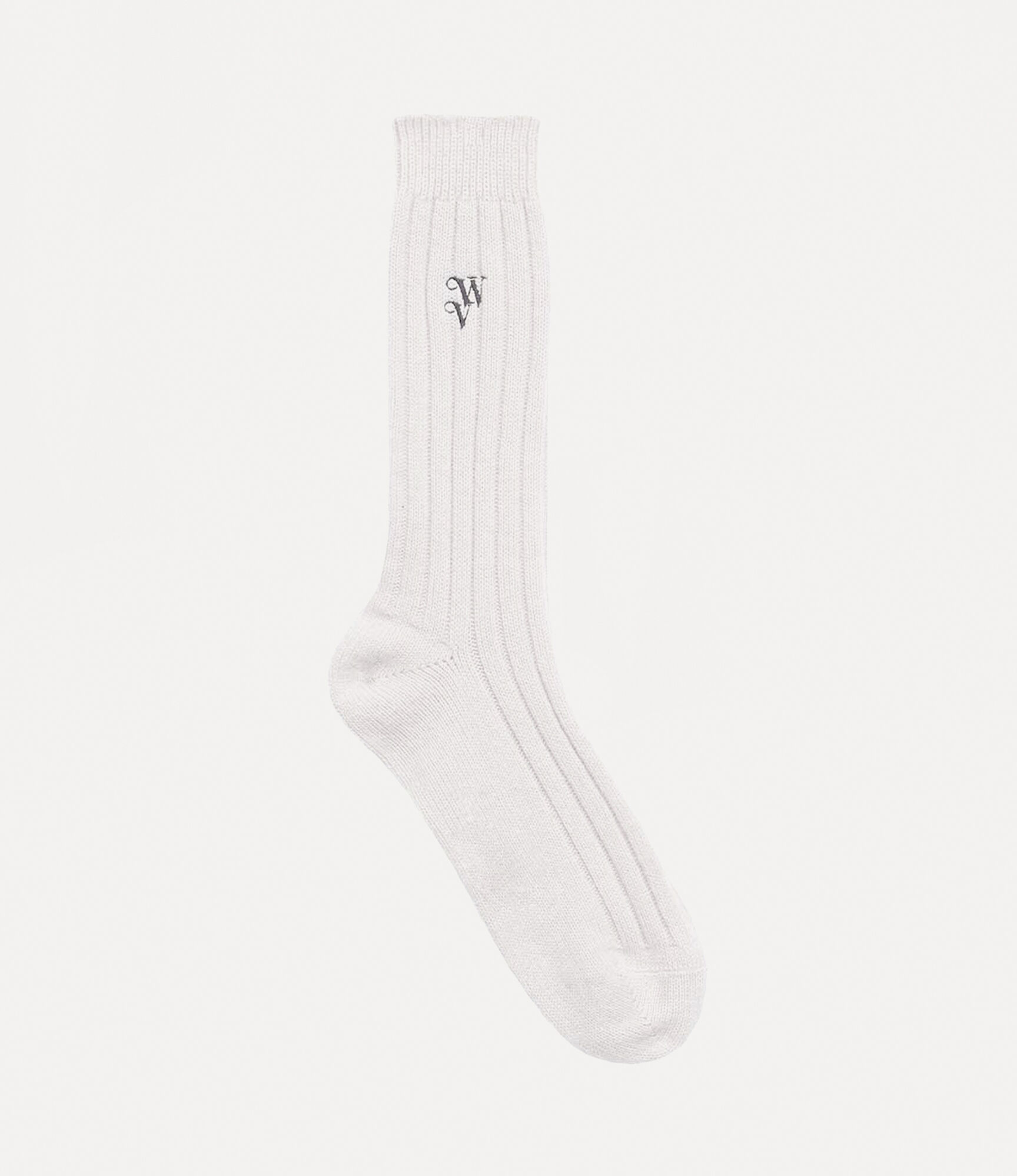 Rib cashmere socks  large image number 1