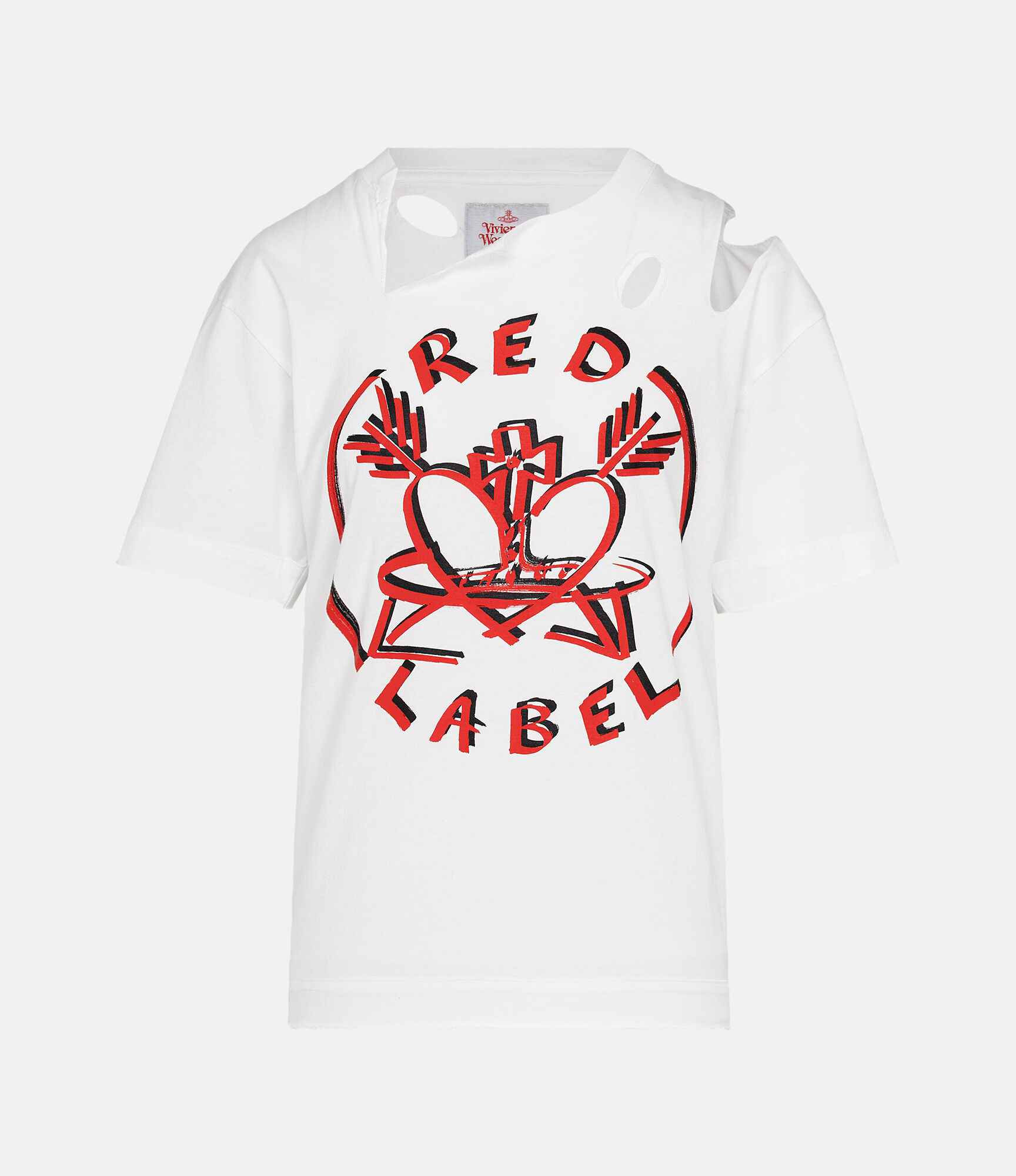 Arrow Print Slash T-Shirt