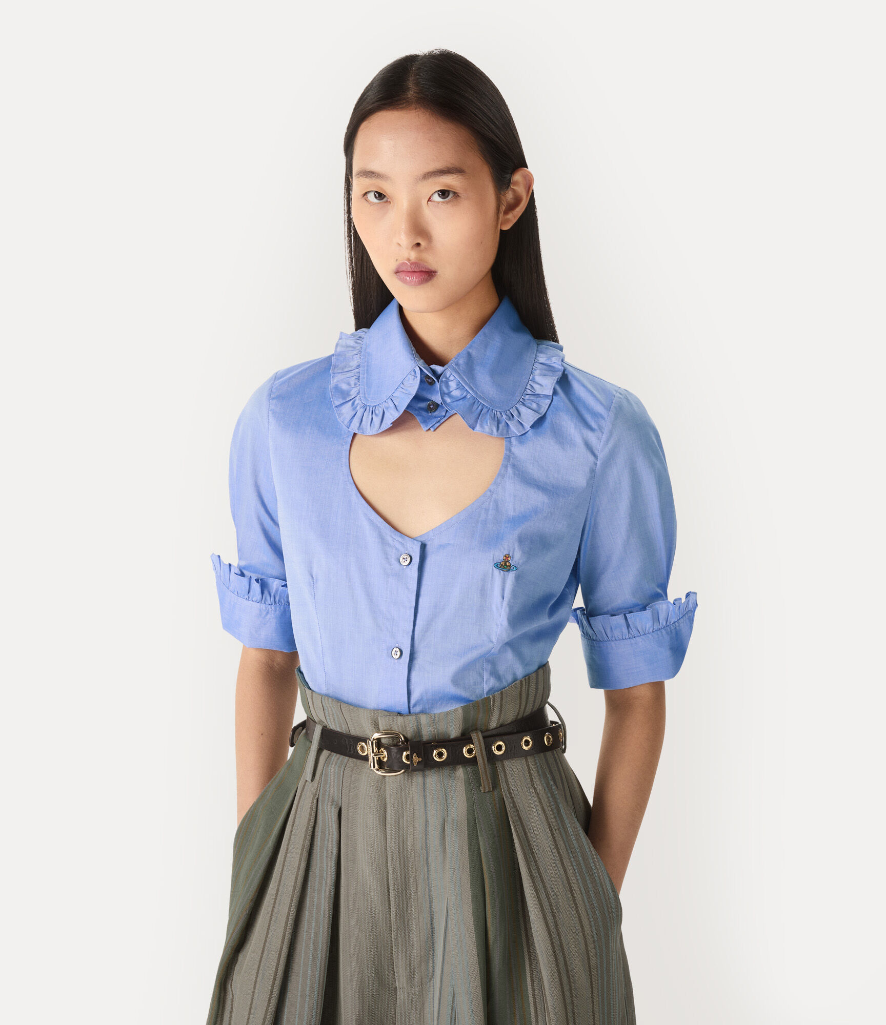 Short Sleeve Toulouse Frill Shirt  large image number 4