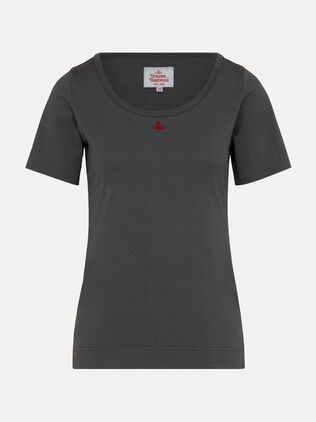 Organic Cotton Jersey Basic Round Neck T-shirt