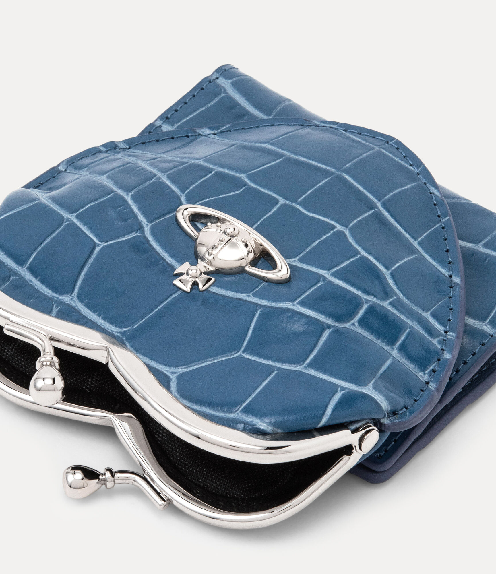 Heart Frame Wallet in BLUE | Vivienne Westwood®