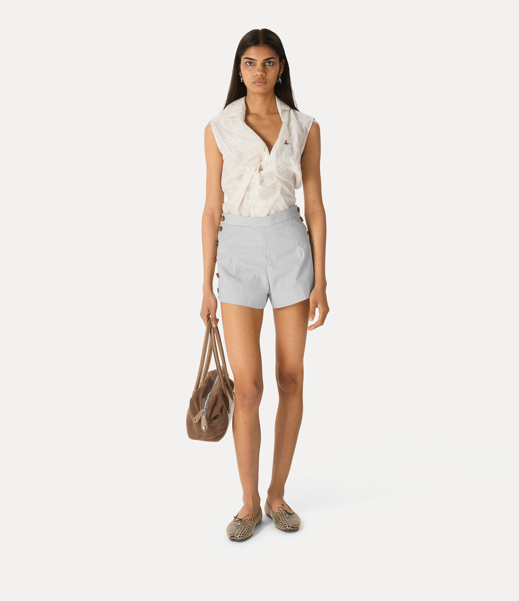 Elle Button Shorts  large image number 2