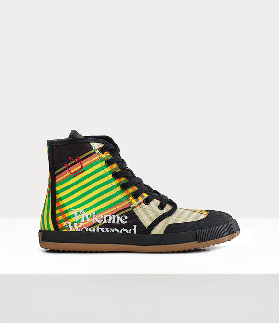 Vivienne Westwood Animal Gym High Top In Combat-tartan ModeSens