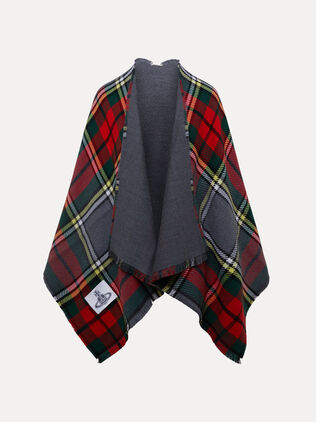 Tartan Poncho