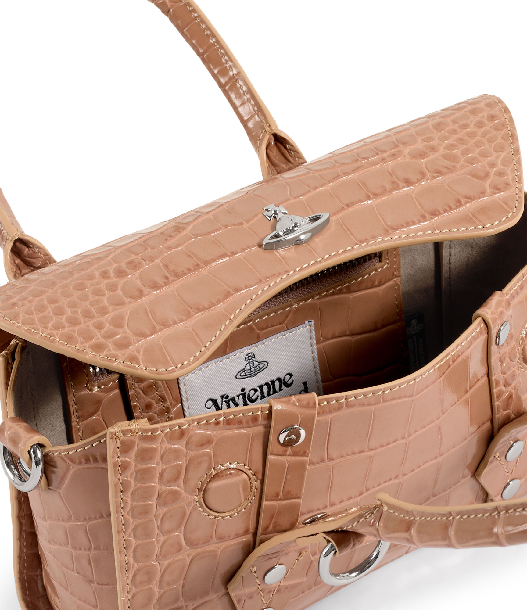 Bettina ミニ クロスボディ - ダスティピンク | Vivienne Westwood®