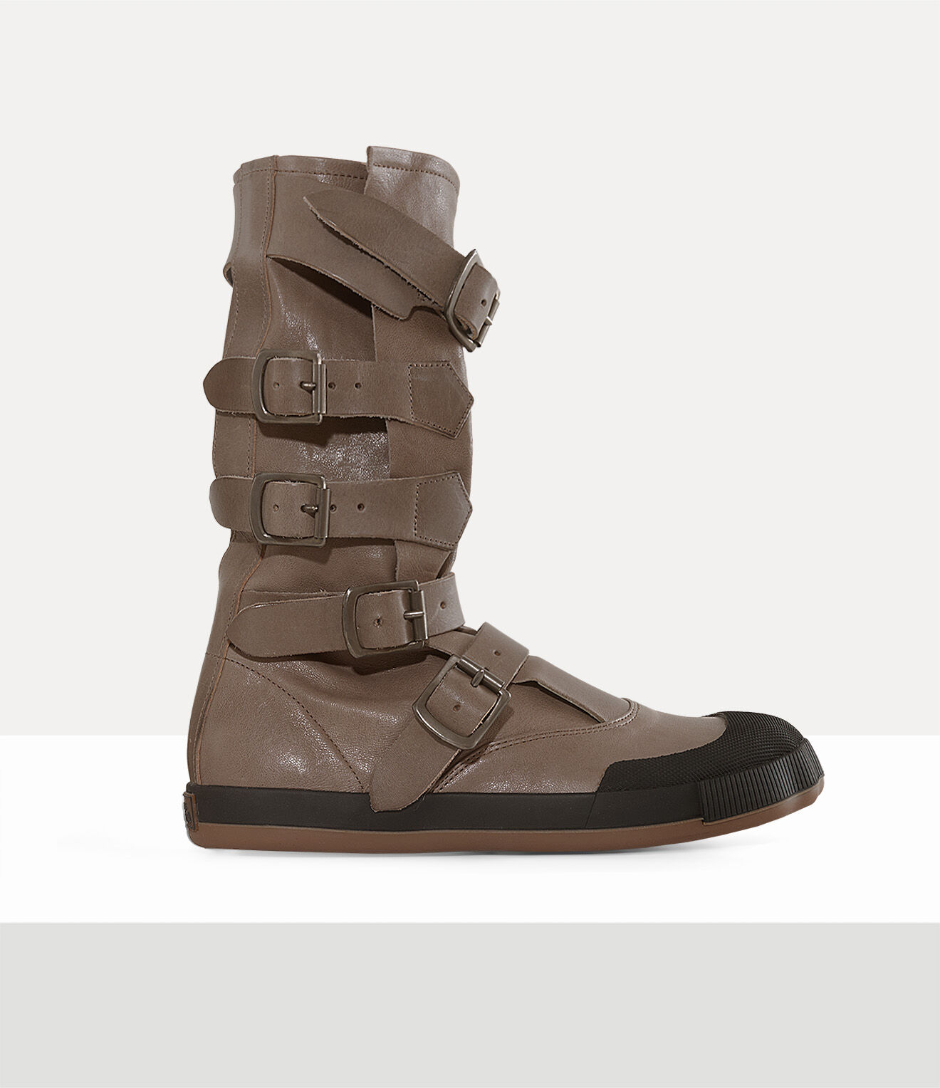 Vivienne Westwood Animal Pirate Boot Washed/veget Tanned -elephant 6-39 Women In Animal Print