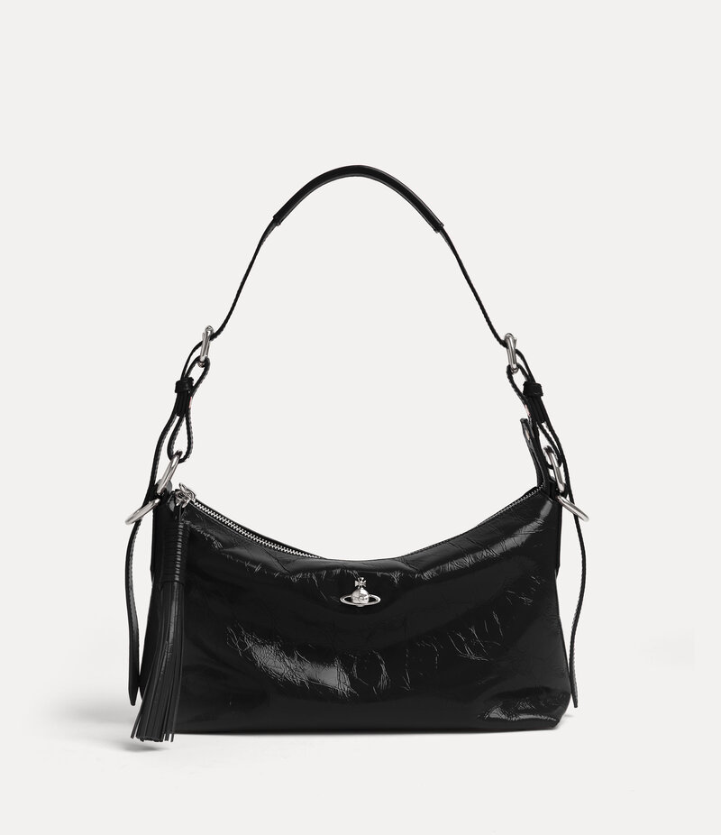Vivienne Westwood Emma Shoulder Bag in Black