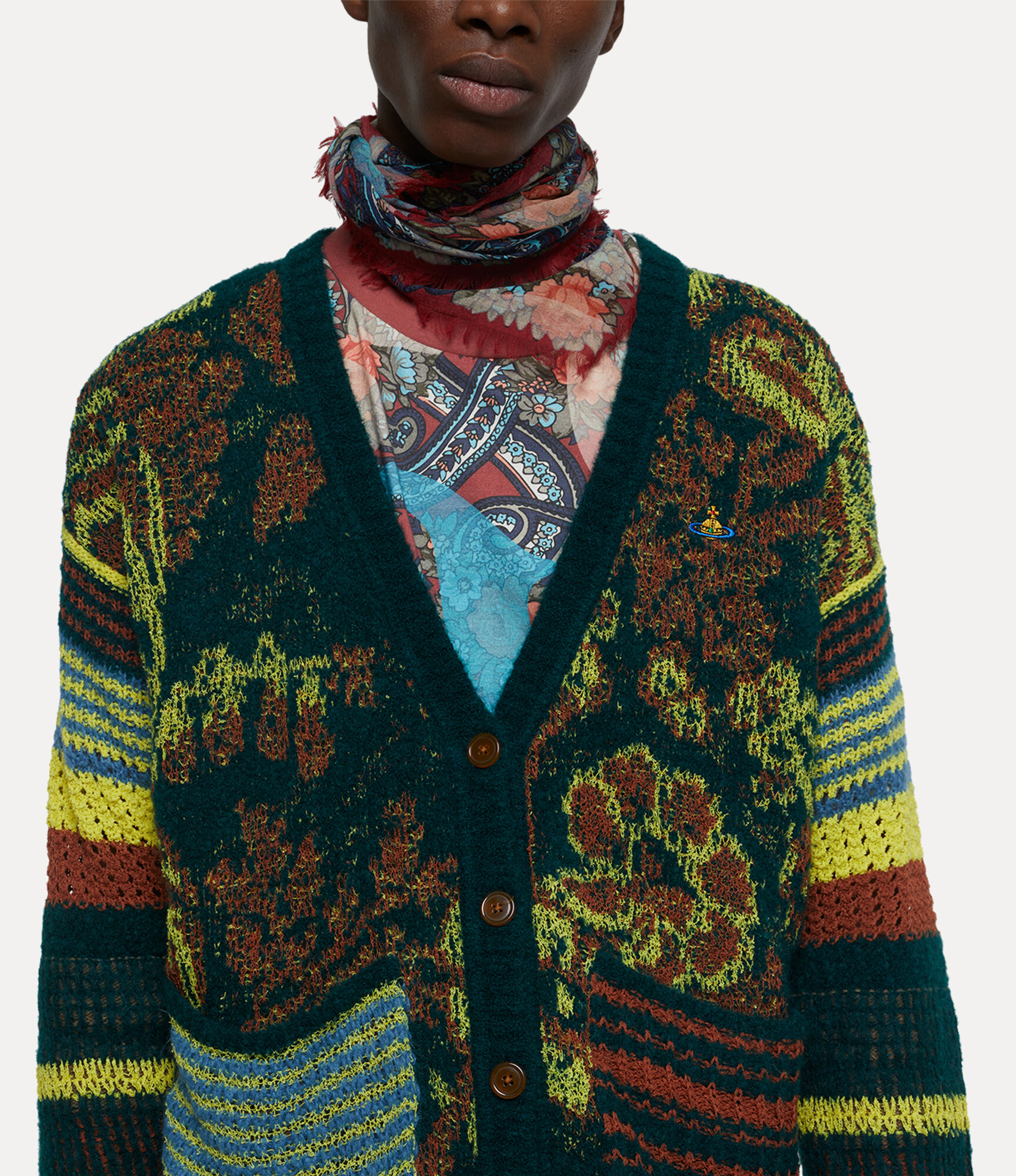 Blurry Oversized Cardigan in MULTI | Vivienne Westwood®