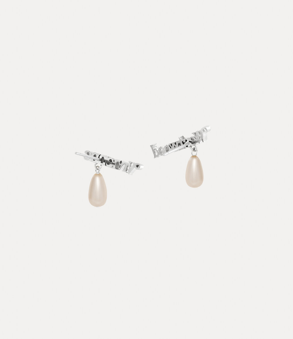 Vivienne Westwood Amelia Earrings in Silver, view 2