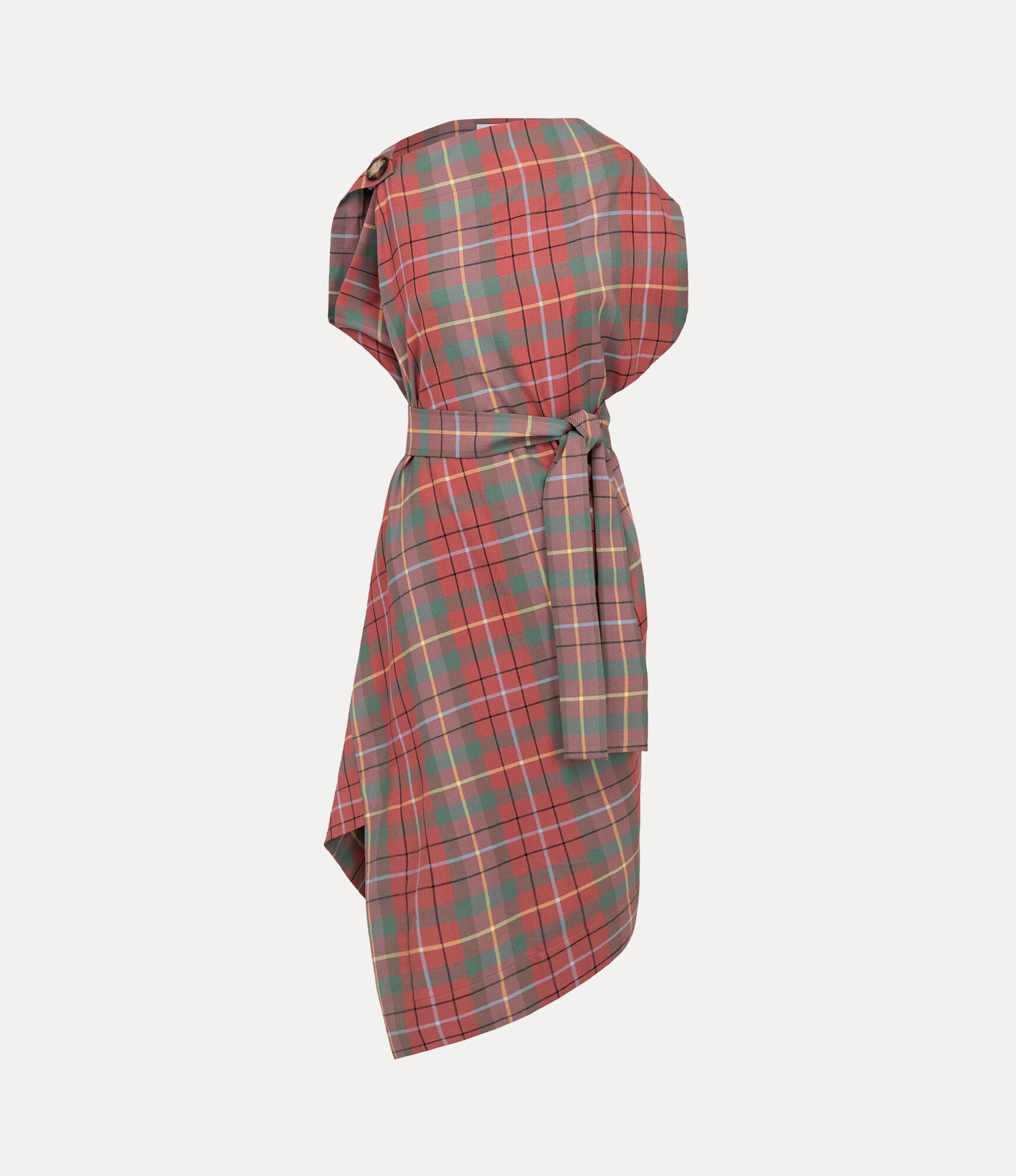 Tartan Check Rectangle Jumper Dress