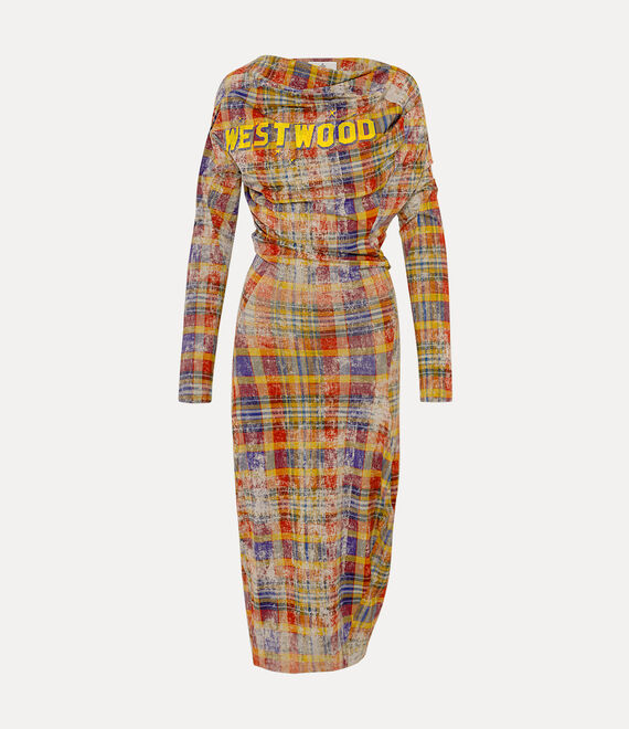 LS Superbo Dress in DISTRESSED-TARTAN Vivienne Westwood®