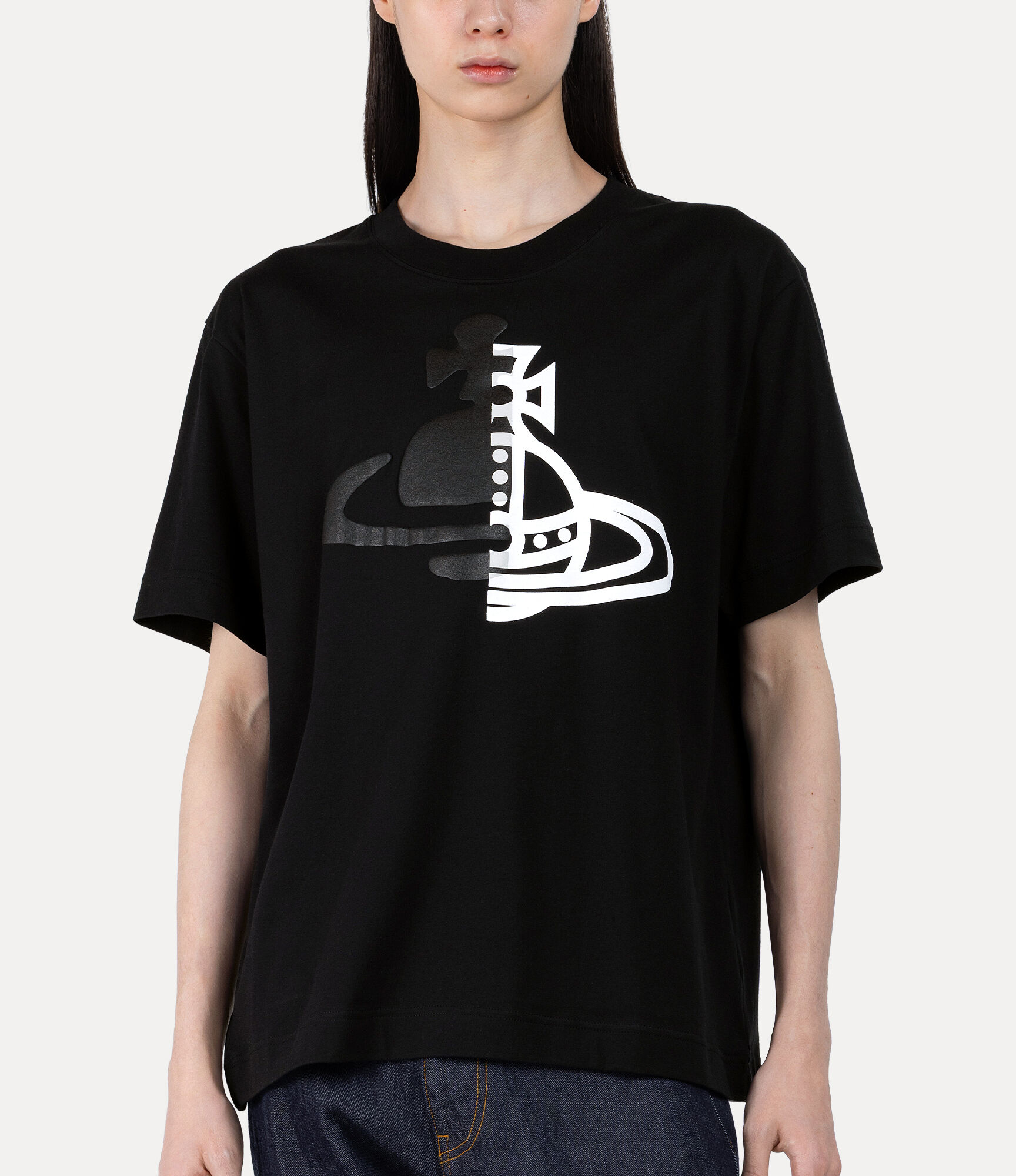 Half and Half Relaxed T-shirt  large image number 7