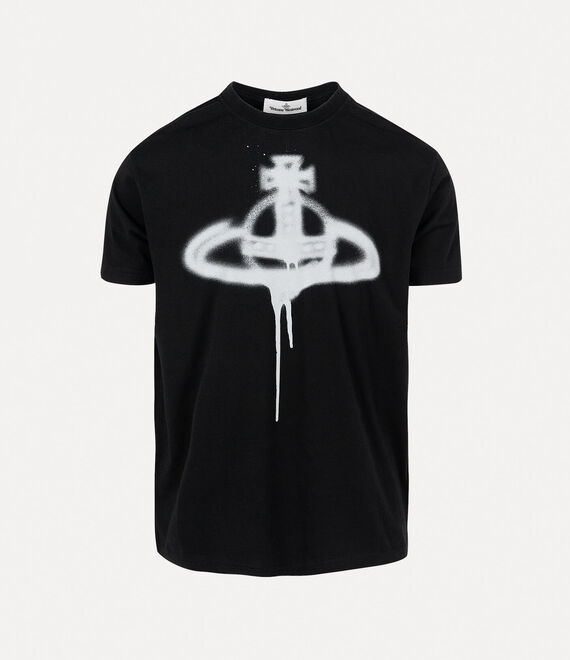Spray Orb Classic T-Shirt in black | Vivienne Westwood®