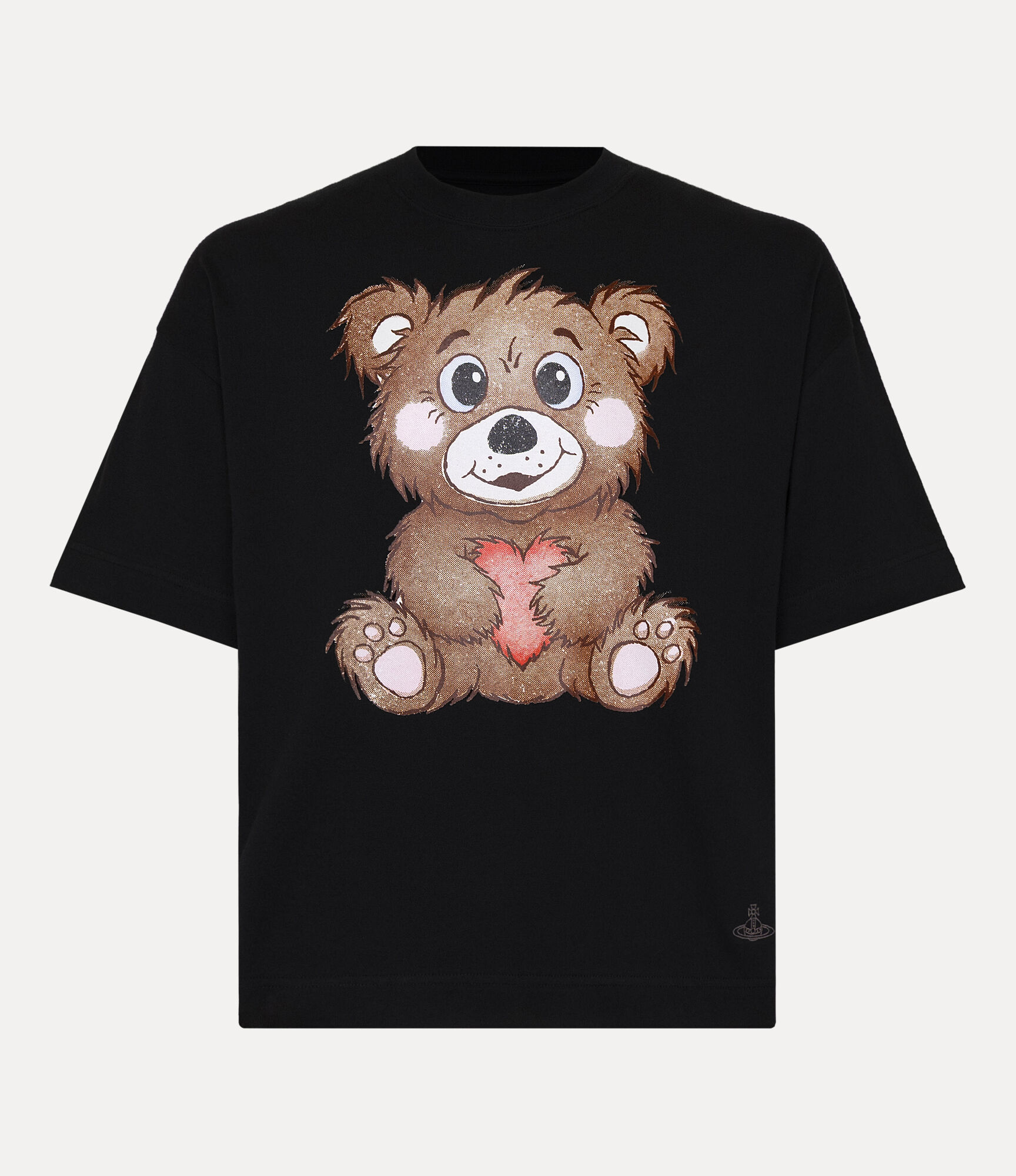 Halftone Bear Short T-shirt
