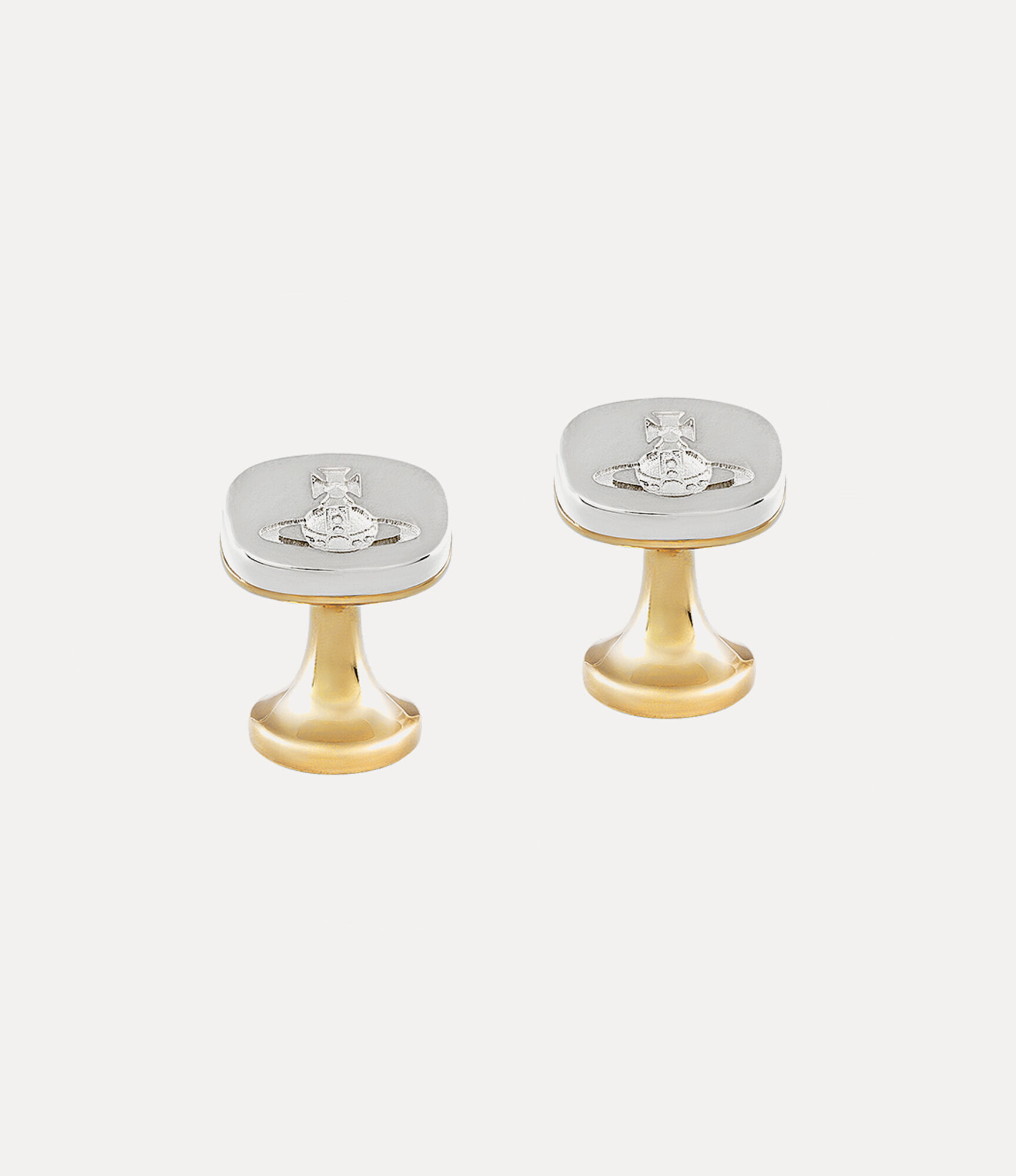 Man. Denver Cufflinks in GOLD-PLATINUM-BLACK-Resin