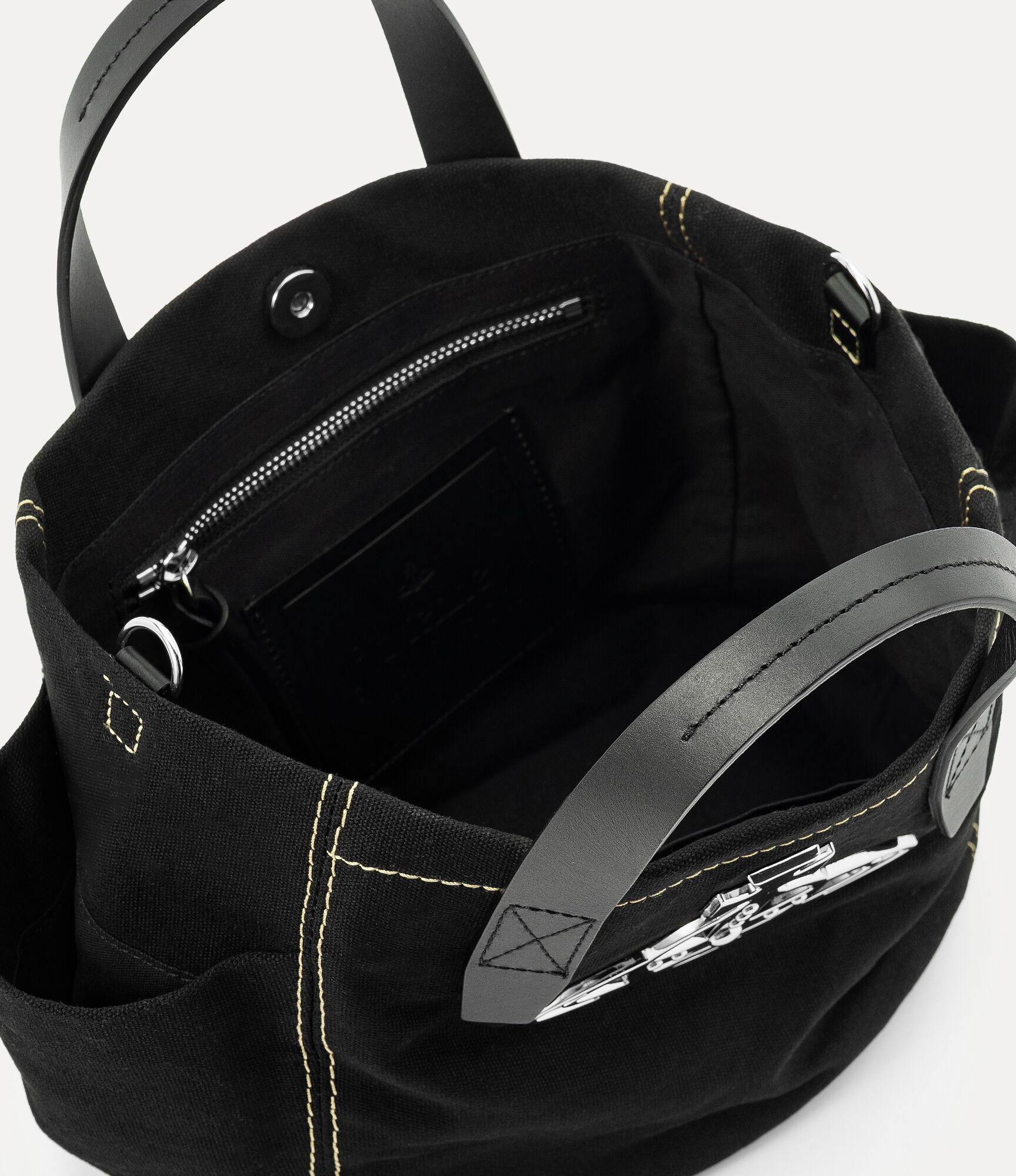 Henry Small Tote in BLACK | Vivienne Westwood®