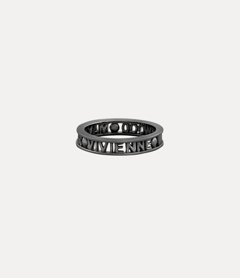 Vivienne Westwood Westminster Ring in Gunmetal