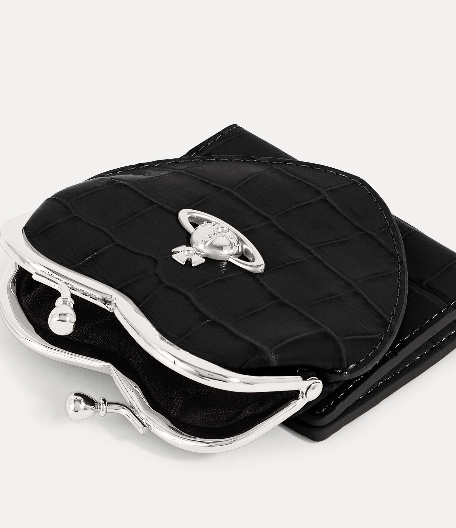 Heart Frame Wallet in BLACK | Vivienne Westwood®