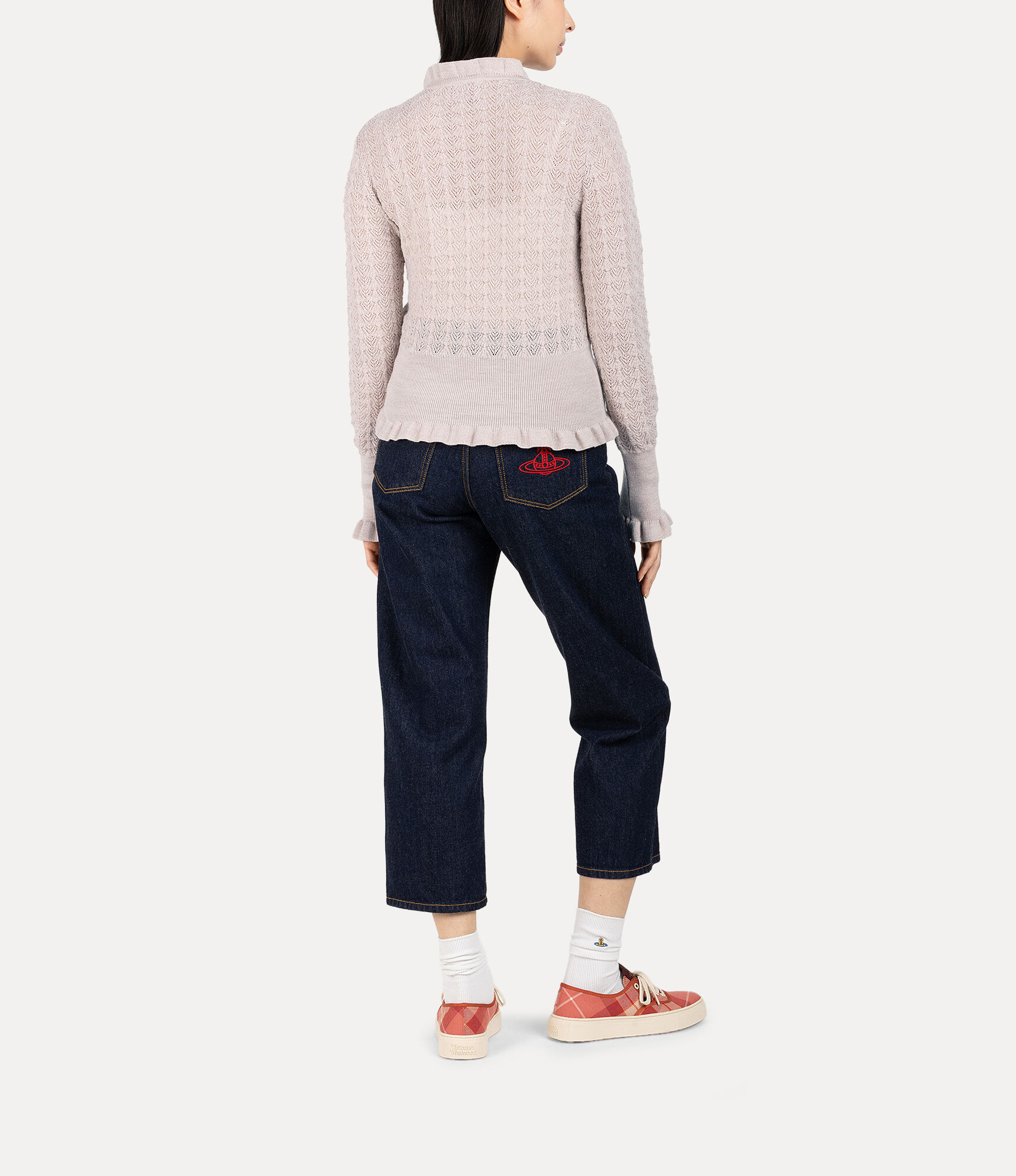 Shell Frill Knit Pullover  large image number 3