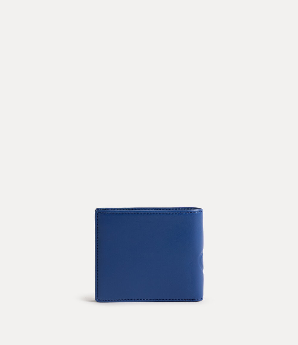Vivienne Westwood Man. Billfold Wallet in Dark Blue, view 2