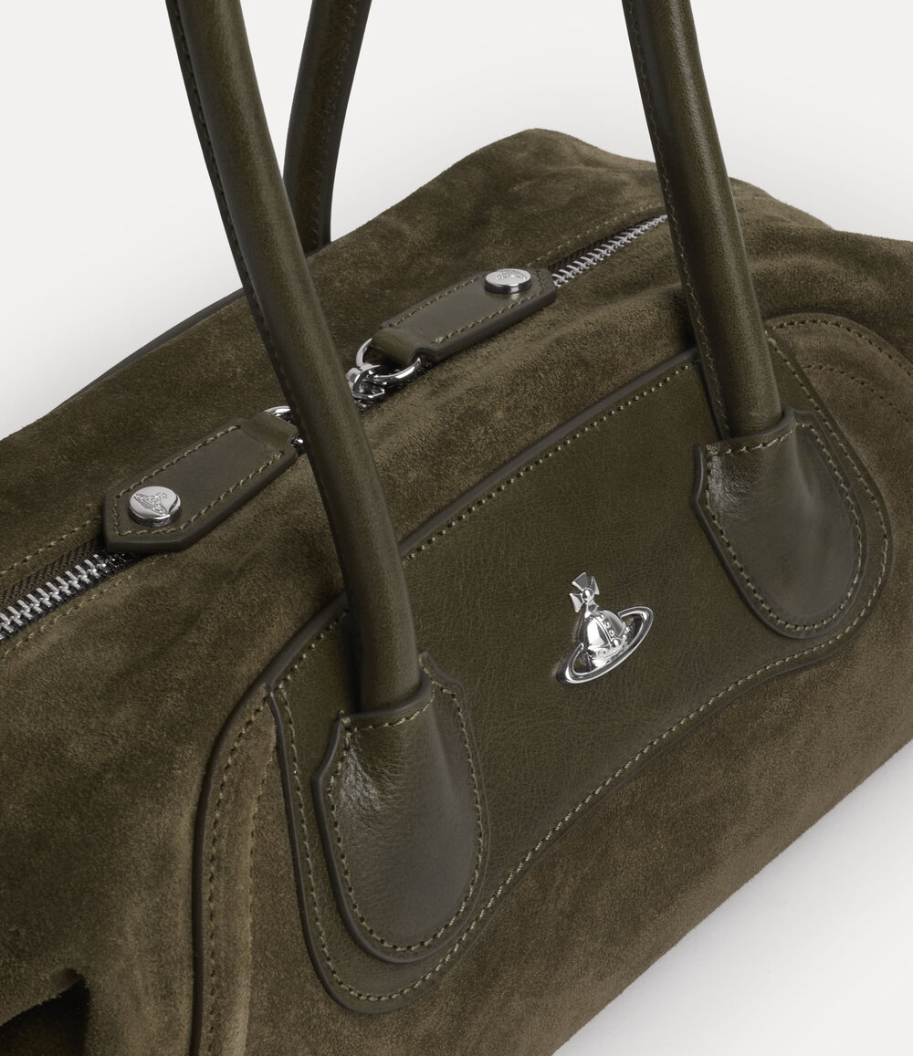 Vivienne Westwood Shirley Small Holdall in Khaki, view 6