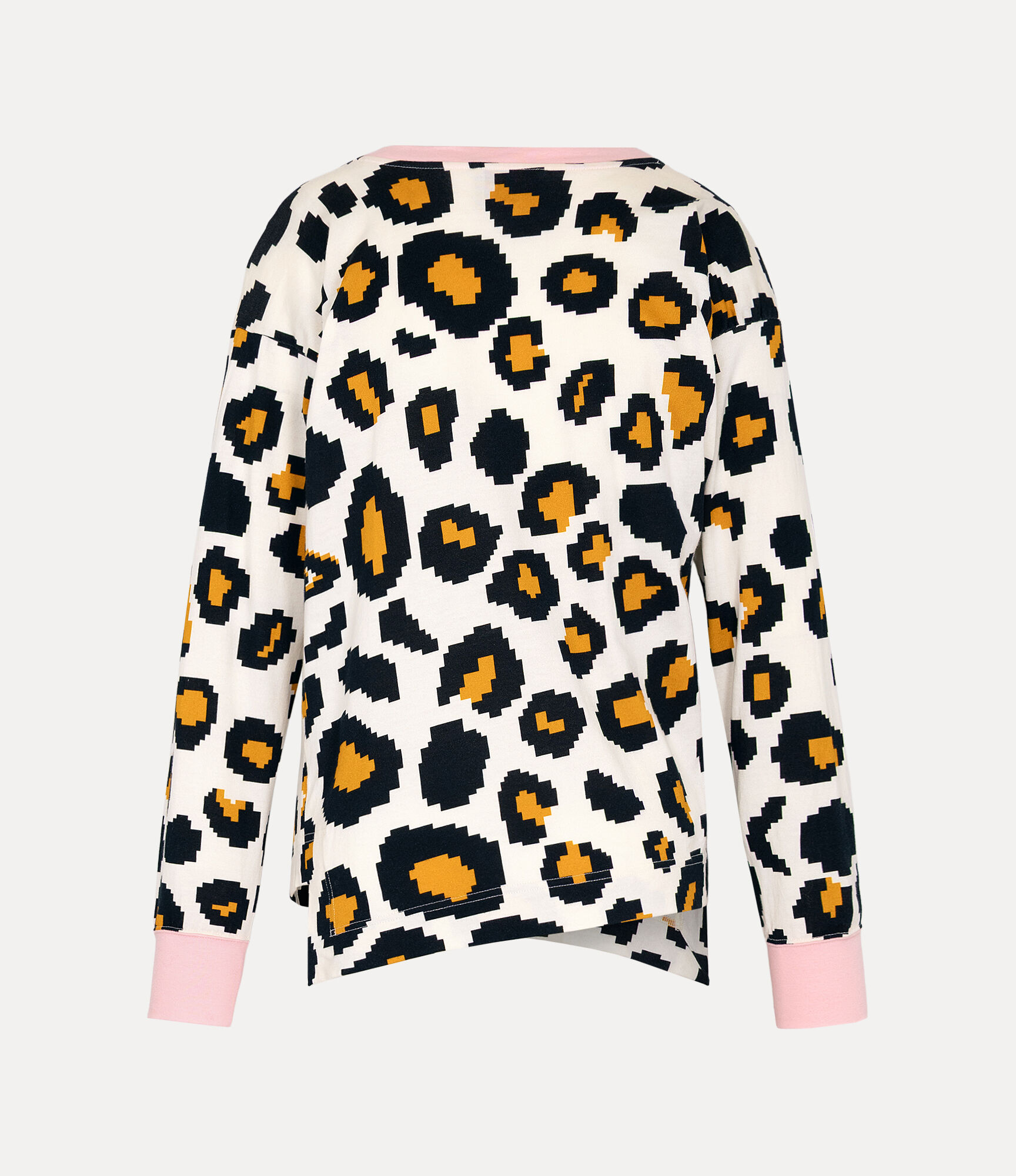 Pixilated Leopard Clam Shell Top   large image number 5