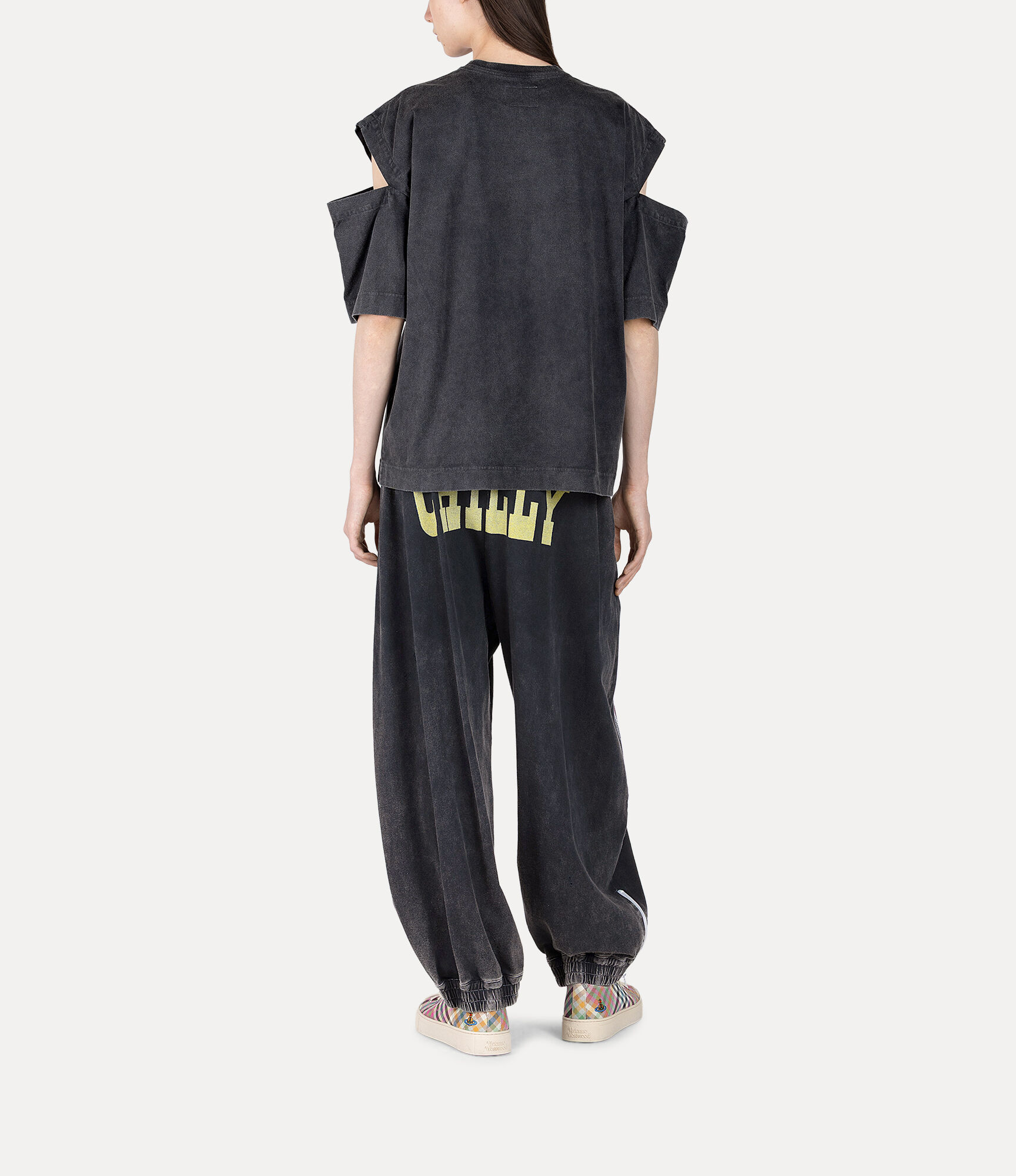 Patchwork Slit t-shirt in BLACK | Vivienne Westwood®