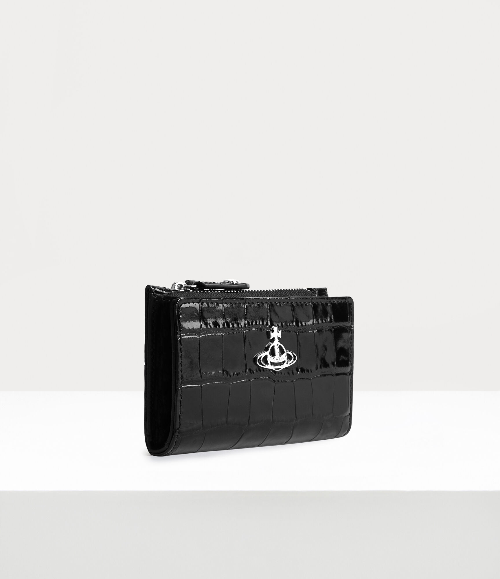 Crocodile Slim Flap Card Holder  large image number 3