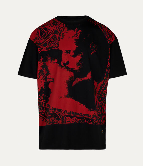 Shop Vivienne Westwood Kiss Oversized T-shirt In Black