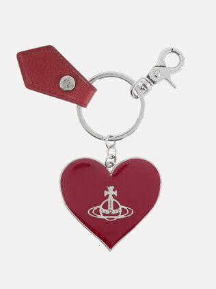 Mirror Heart Orb Keyring