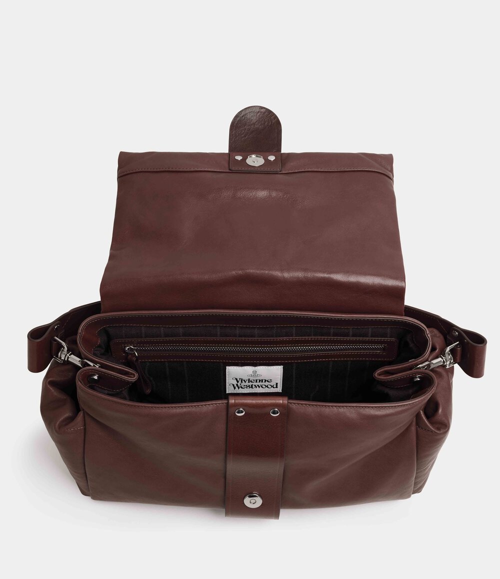 Vivienne Westwood Hazel XL Treasure Handbag in Chestnut, view 6