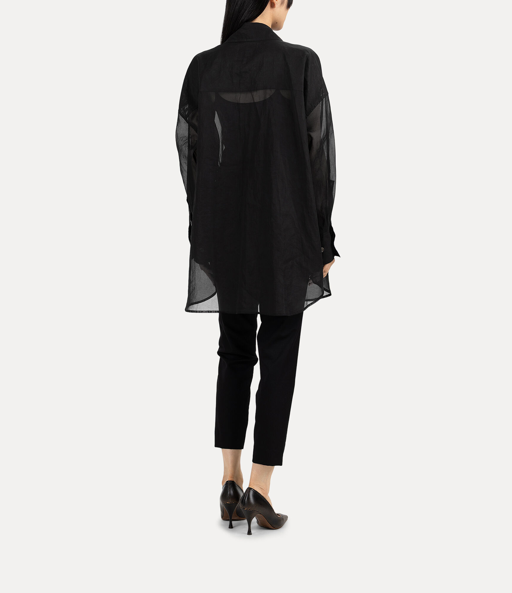 Cotton Voile Mirror Shirt  large image number 3