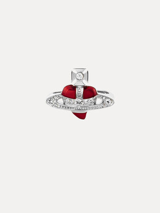 New Diamante Heart Ring