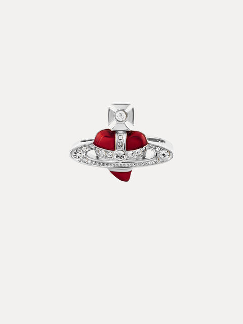 New Diamante Heart Ring
