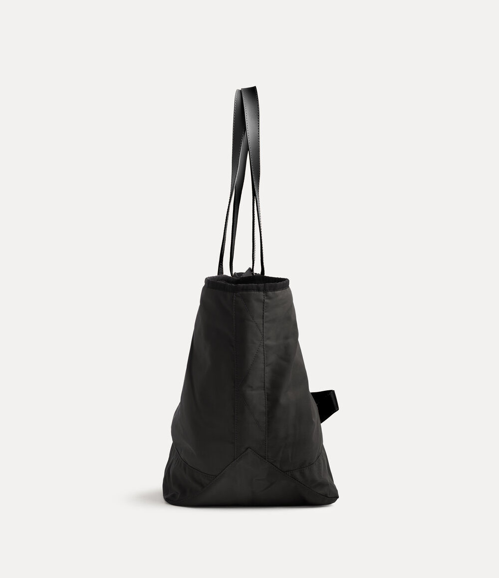 Vivienne Westwood Utility Shopper in Black Silver Hw, view 2