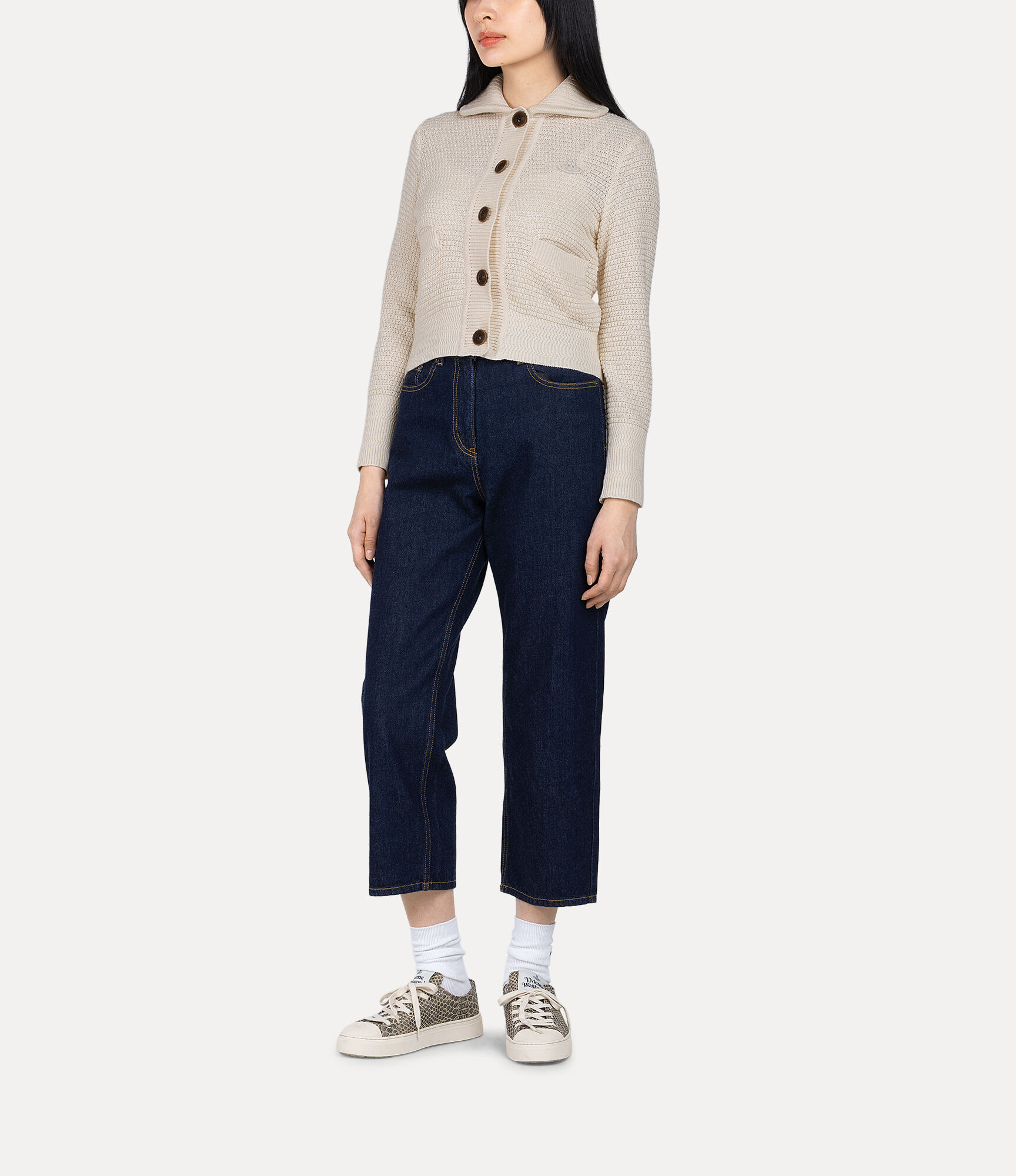 Round Collar cardigan  large image number 2