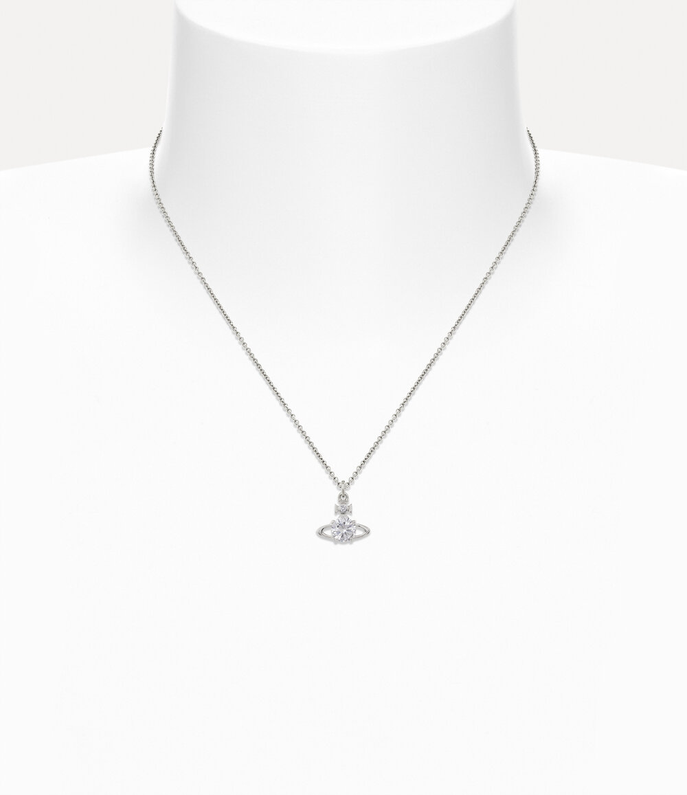 Vivienne Westwood Reina Pendant Necklace in Silver, view 3
