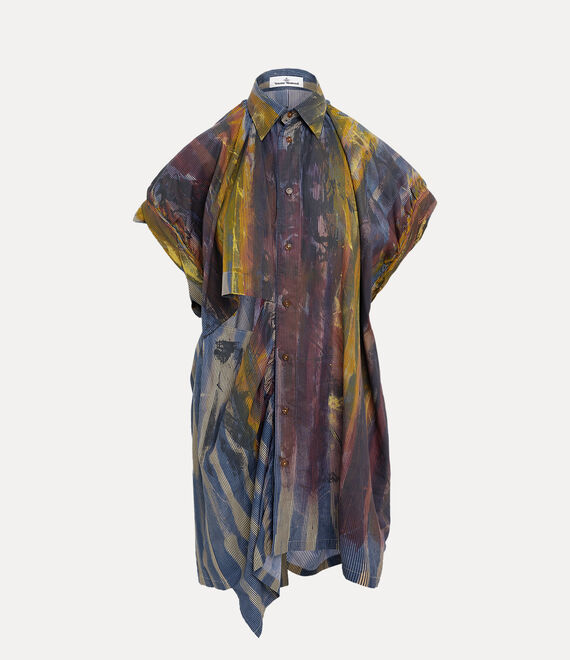 Shop Vivienne Westwood Sleeveless Gib Shirt In Multi