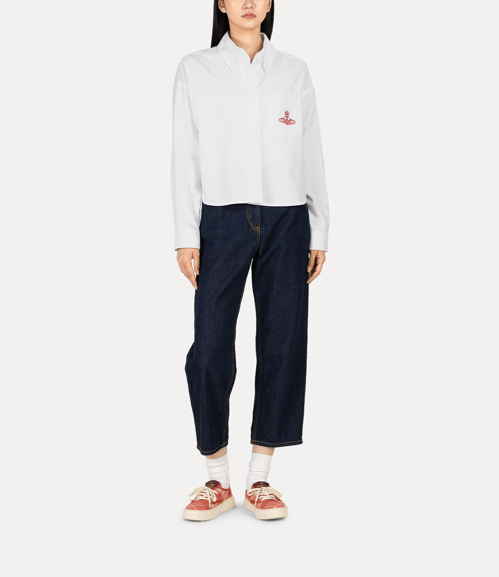 Organic Oxford Cropped Shirt  large image number 2
