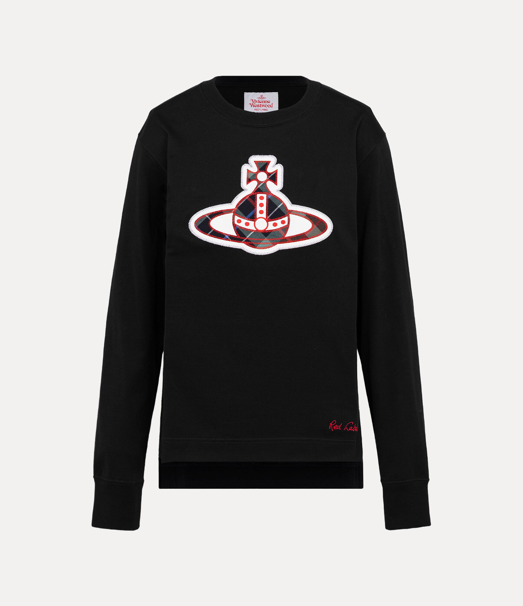 Tartan Check Orb LS T-shirt
