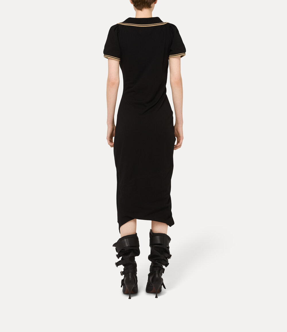 Vivienne Westwood Long Monday Pulling Dress in Black, view 5