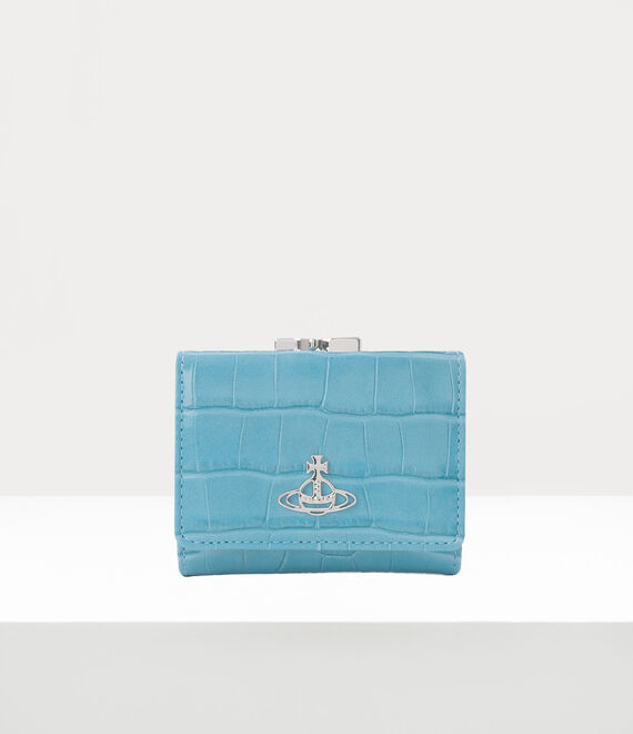 Vivienne Westwood Small Frame Wallet In Blue