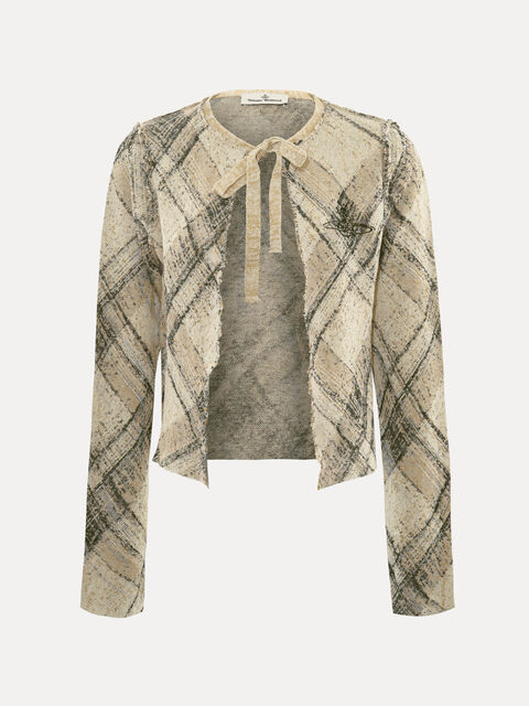 Broken Tartan Cardigan