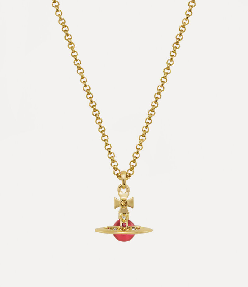Vivienne Westwood New Petite Orb Pendant Necklace in Gold